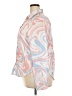 Unbranded 100% Polyester Print Pink Long Sleeve Blouse Size XXL - photo 5