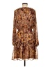 Guess 100% Polyester Paisley Brown Casual Dress Size 8 - photo 2