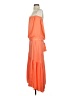 BCBGMAXAZRIA 100% Polyester Orange Cocktail Dress Size S - photo 5