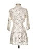 Valija 100% Rayon Polka Dots Ivory Cocktail Dress Size S - photo 2