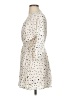 Valija 100% Rayon Polka Dots Ivory Cocktail Dress Size S - photo 5