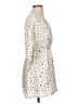 Valija 100% Rayon Polka Dots Ivory Cocktail Dress Size S - photo 4