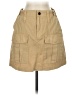 Universal Thread 100% Cotton Solid Tan Casual Skirt Size 2 - photo 1