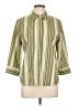 Allison Daley Stripes Green 3/4 Sleeve Blouse Size 10 (petite) - photo 1