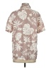 Folk 100% Cotton Tropical Tan Short Sleeve Button-Down Shirt Size S - photo 2