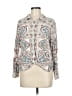 Splendid 100% Viscose Paisley Ivory 3/4 Sleeve Blouse Size M - photo 1