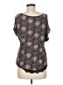 Wishful Park 100% Rayon Black Short Sleeve Top Size M - photo 2