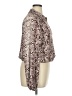 Intempo 100% Polyester Paisley Brown Long Sleeve Blouse Size XL - photo 4