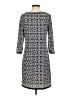 Max Studio Print Blue Casual Dress Size S - photo 2