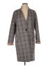 Blank NYC 100% Polyester Plaid Gray Coat Size S - photo 1