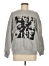 Shein 100% Polyester Graphic Gray Sweatshirt Size 6 - photo 1