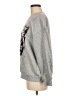 Shein 100% Polyester Graphic Gray Sweatshirt Size 6 - photo 5