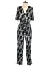 Kobi Halperin 100% Silk Graphic Black Jumpsuit Size XS - photo 1