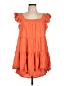 Gilli 100% Rayon Orange Casual Dress Size L - photo 1