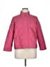 Talbots 100% Polyester Argyle Pink Jacket Size 0X - photo 1