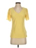 Frank Lyman Design Yellow Short Sleeve Top Size 4 - photo 1