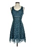 Francesca's 100% Polyester Teal Blue Cocktail Dress Size XS - photo 1