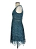 Francesca's 100% Polyester Teal Blue Cocktail Dress Size XS - photo 5