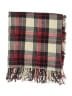 Unbranded Plaid Burgundy Red Scarf One size - photo 2