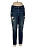 Old Navy Hearts Blue Jeans Size 12 - photo 1