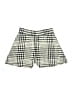 Zara Checkered-gingham Ivory Shorts Size M - photo 2
