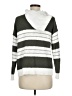 Ann Taylor LOFT Outlet 100% Cotton Stripes Gray Pullover Sweater Size M - photo 2