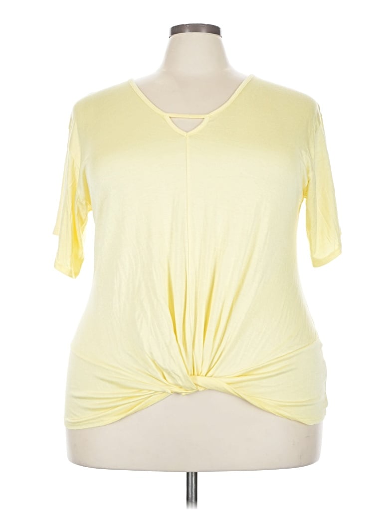 Forgotten Grace Short Sleeve T-shirt In Yellow