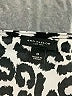 Ann Taylor 100% Polyester Animal Print Silver Black Short Sleeve Blouse Size 8 - photo 7