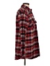 Matchstick Plaid Red Long Sleeve Button-Down Shirt Size L - photo 4