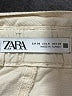 Zara 100% Cotton Solid Tan Casual Pants Size 6 - photo 4
