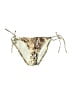 Assorted Brands Animal Print Gold Swimsuit Bottoms Size M - photo 1