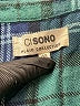 Ci Sono Plaid Green 3/4 Sleeve Blouse Size M - photo 4
