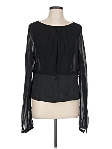 Escada Long Sleeve Silk Top (view 1)