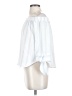 Aqua White 3/4 Sleeve Blouse Size S - photo 5