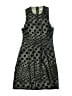 Hunter Dixon 100% Polyester Polka Dots Black Cocktail Dress Size 0 - photo 1