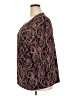 Roz & Ali 100% Polyester Paisley Brown 3/4 Sleeve Blouse Size 3X - photo 5