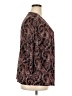 Roz & Ali 100% Polyester Paisley Brown 3/4 Sleeve Blouse Size 3X - photo 4