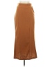 Unbranded Solid Brown Formal Skirt Size S - photo 1