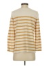 Ann Taylor LOFT 100% Cotton Stripes Gold Pullover Sweater Size S - photo 2