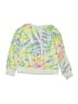 The Children's Place 100% Polyester Tie-dye Green White Sweatshirt Size 4 - photo 2