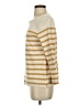 Ann Taylor LOFT 100% Cotton Stripes Gold Pullover Sweater Size S - photo 5