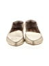Amazon Essentials Metallic Ivory Gold Flats Size 6 - photo 2