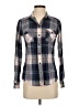 Eddie Bauer Plaid Gray Long Sleeve Button-Down Shirt Size XS - photo 1