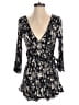 Free People Floral Black Romper Size S (estimated) - photo 1