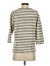 Lucky Brand 100% Cotton Stripes Ivory Pullover Sweater Size S - photo 2