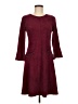 Neiman Marcus Burgundy Casual Dress Size 6 - photo 1