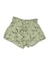 Sincerely Jules 100% Rayon Paisley Green Shorts Size S - photo 1