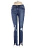 Tractr Hearts Blue Jeans Size 26 waist - photo 1
