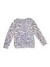 Sol Angeles Animal Print Blue Pullover Sweater Size 6 - photo 2