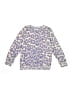 Sol Angeles Animal Print Blue Pullover Sweater Size 6 - photo 1